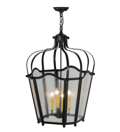 Citadel 4 Light 23" Wide Taper Candle Pendant