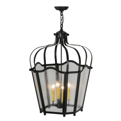Meyda Tiffany Citadel 4 Light 23" Wide Taper Candle Pendant
