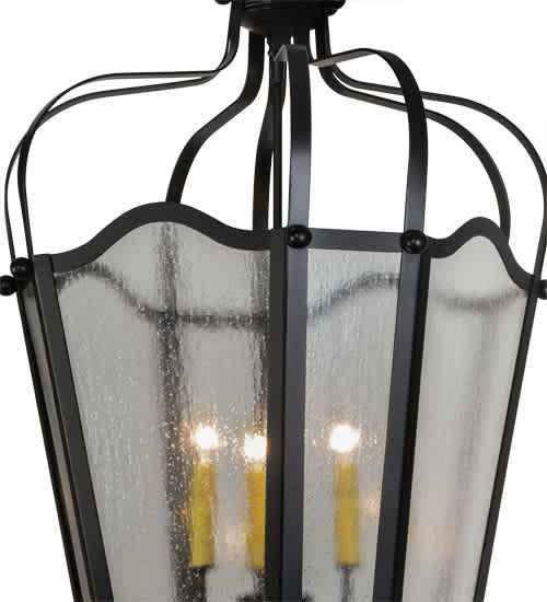 Citadel 4 Light 23" Wide Taper Candle Pendant