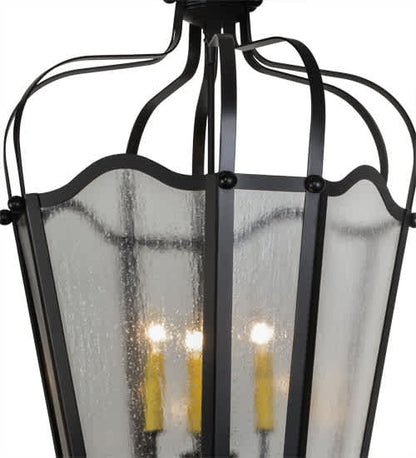Citadel 4 Light 23" Wide Taper Candle Pendant