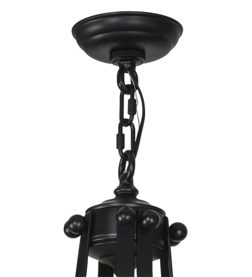 Citadel 4 Light 23" Wide Taper Candle Pendant