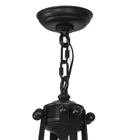 Citadel 4 Light 23" Wide Taper Candle Pendant