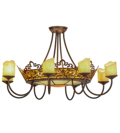 Stanley 20 Light 32" Wide Semi-Flush Ceiling Fixture