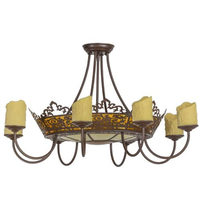 Stanley 20 Light 32" Wide Semi-Flush Ceiling Fixture