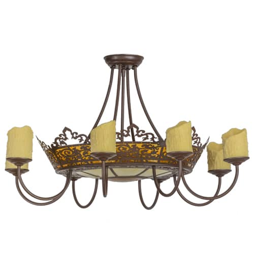 Stanley 20 Light 32" Wide Semi-Flush Ceiling Fixture