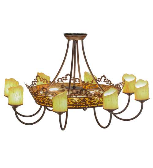 Stanley 20 Light 32" Wide Semi-Flush Ceiling Fixture