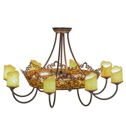 Stanley 20 Light 32" Wide Semi-Flush Ceiling Fixture