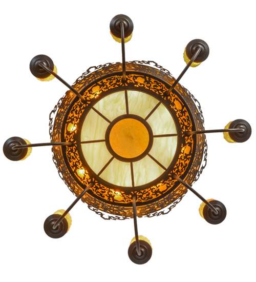 Stanley 20 Light 32" Wide Semi-Flush Ceiling Fixture