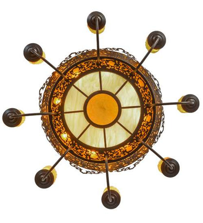 Stanley 20 Light 32" Wide Semi-Flush Ceiling Fixture