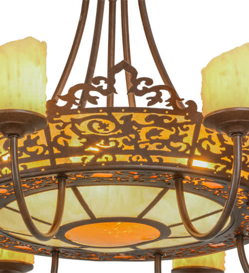 Stanley 20 Light 32" Wide Semi-Flush Ceiling Fixture