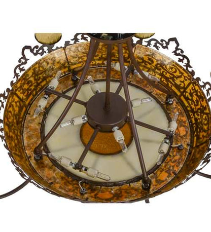 Stanley 20 Light 32" Wide Semi-Flush Ceiling Fixture