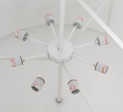 Cilindro 8 Light 44" Wide Semi-Flush Drum Ceiling Fixture
