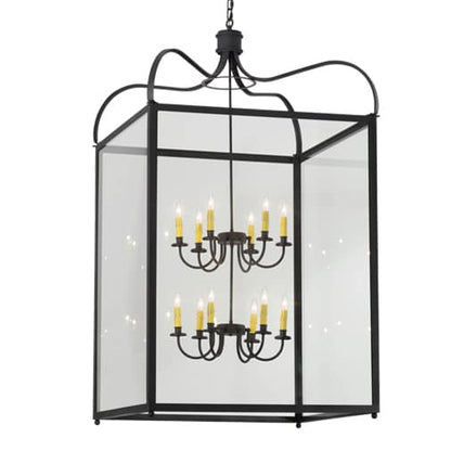 Rennes 12 Light 45" Wide Taper Candle Pendant