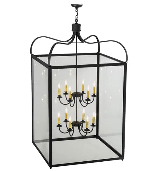 Rennes 12 Light 45" Wide Taper Candle Pendant
