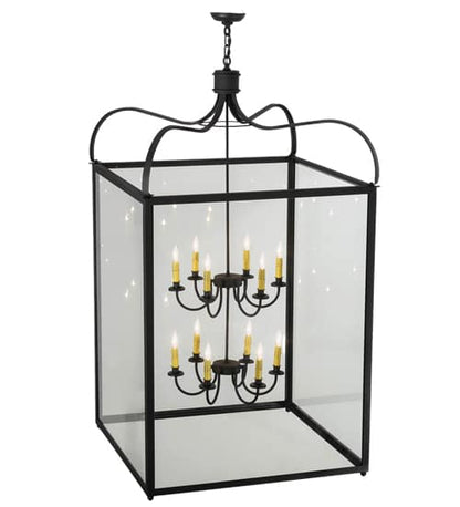 Rennes 12 Light 45" Wide Taper Candle Pendant