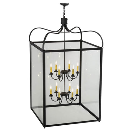 Meyda Tiffany Rennes 12 Light 45" Wide Taper Candle Pendant