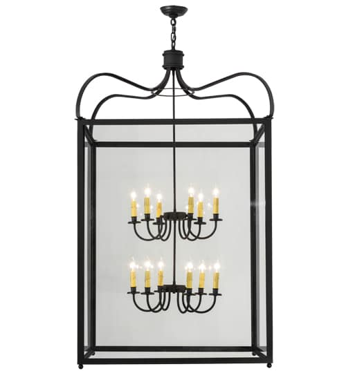 Rennes 12 Light 45" Wide Taper Candle Pendant