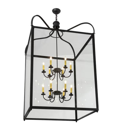 Rennes 12 Light 45" Wide Taper Candle Pendant