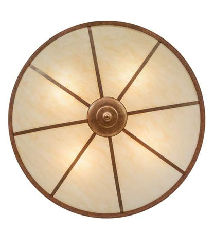 Commerce 4 Light 45" Wide Semi-Flush Bowl Ceiling Fixture - Autumn Leaf Finish