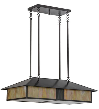 Mission 4 Light 20" Wide Linear Pendant
