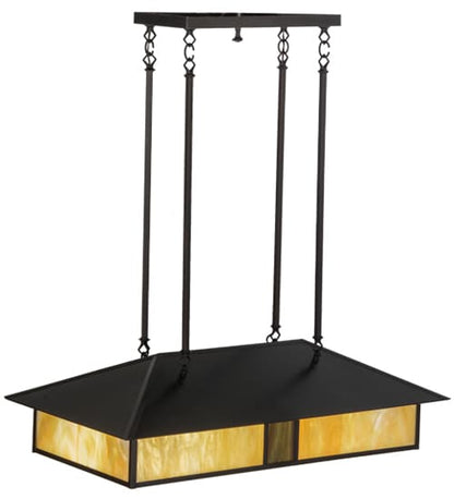 Mission 4 Light 20" Wide Linear Pendant