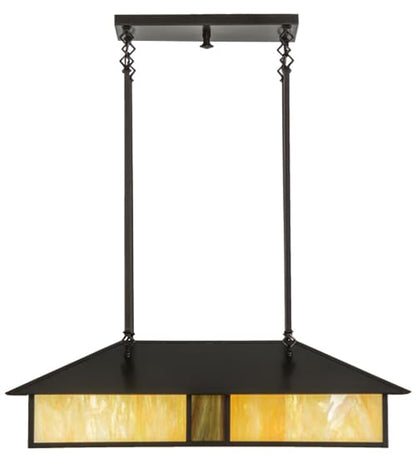 Mission 4 Light 20" Wide Linear Pendant
