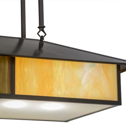Mission 4 Light 20" Wide Linear Pendant