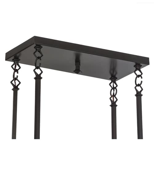 Mission 4 Light 20" Wide Linear Pendant