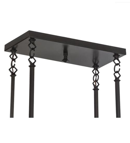 Mission 4 Light 20" Wide Linear Pendant