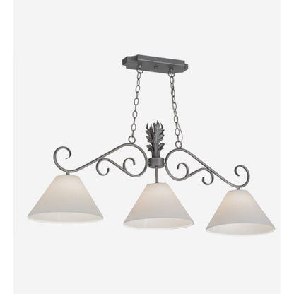 Meyda Tiffany Bristol 3 Light 48" Wide Linear Pendant