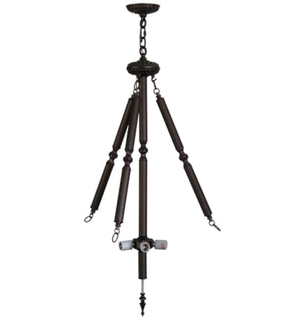 Tiffany Hanginghead Dragonfly 5 Light 22" Wide Pendant