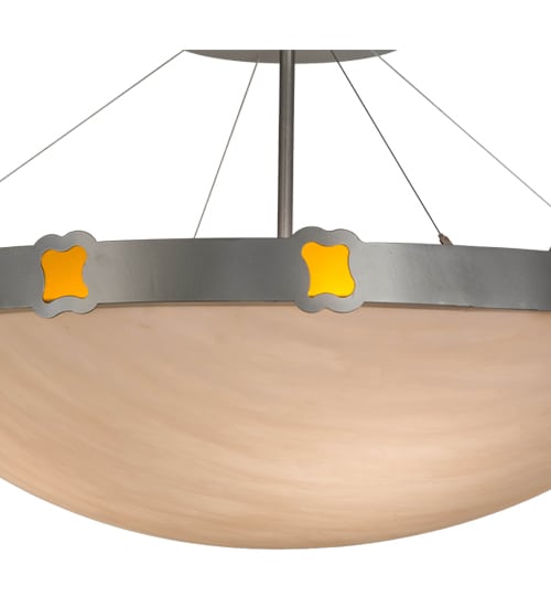 Festiva 4 Light 42" Wide Semi-Flush Bowl Ceiling Fixture