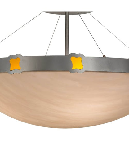 Festiva 4 Light 42" Wide Semi-Flush Bowl Ceiling Fixture