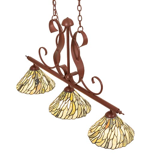 Jadestone 3 Light 12" Wide Linear Pendant