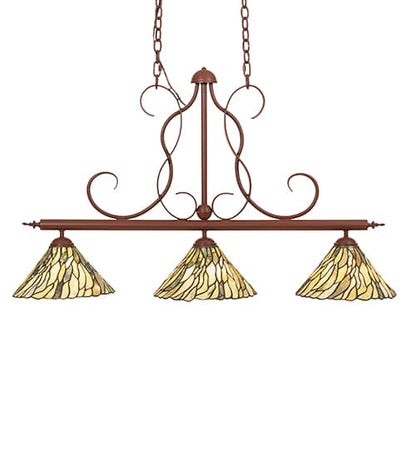 Jadestone 3 Light 12" Wide Linear Pendant