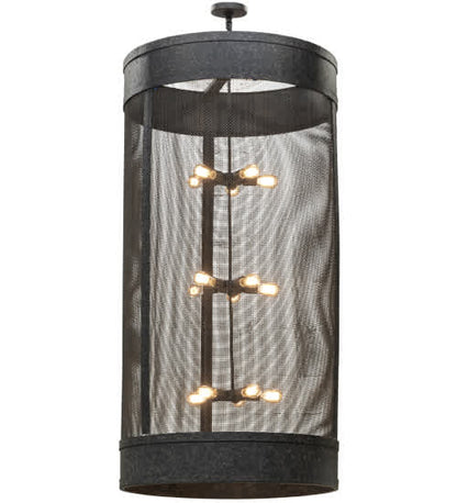 Cilindro 15 Light 36" Wide Cage Pendant