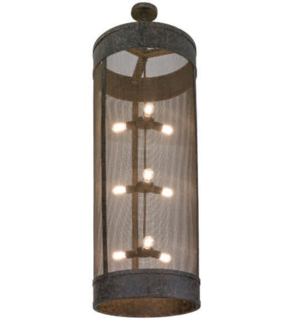 Cilindro 9 Light 24" Wide Cage Pendant