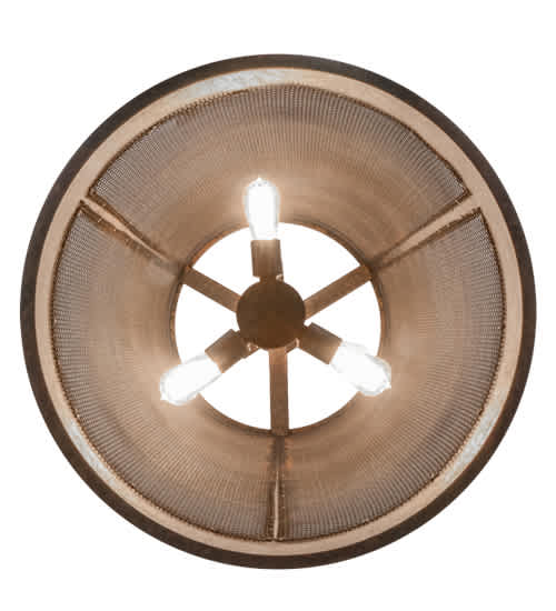 Cilindro 9 Light 24" Wide Cage Pendant