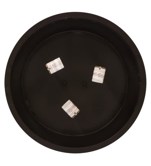 Cilindro Campbell 3 Light 19" Wide Flush Mount Drum Ceiling Fixture - Oil Rubbed Bronze Finish