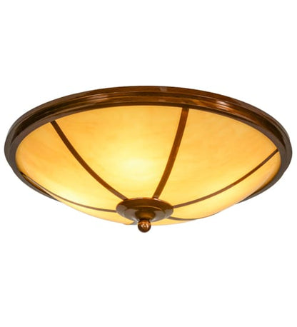 Commerce 4 Light 20" Wide Semi-Flush Bowl Ceiling Fixture - Transparent Copper Finish