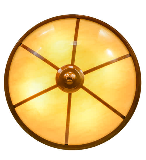 Commerce 4 Light 20" Wide Semi-Flush Bowl Ceiling Fixture - Transparent Copper Finish