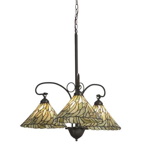 Willow Jadestone 3 Light 30" Wide Chandelier
