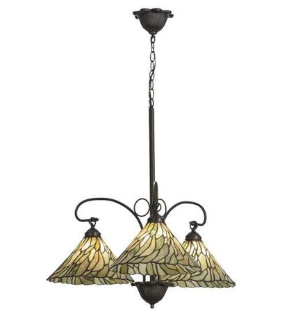 Willow Jadestone 3 Light 30" Wide Chandelier