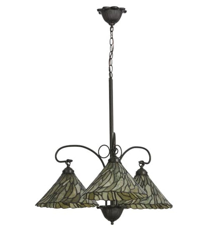 Willow Jadestone 3 Light 30" Wide Chandelier