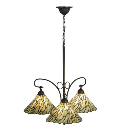 Willow Jadestone 3 Light 30" Wide Chandelier