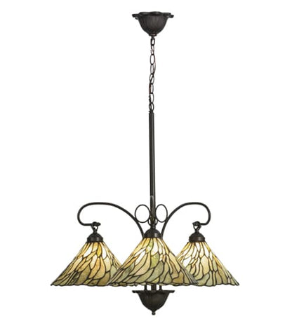 Willow Jadestone 3 Light 30" Wide Chandelier