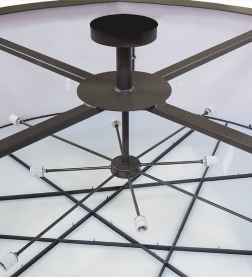 Cilindro 8 Light 84" Wide Pendant