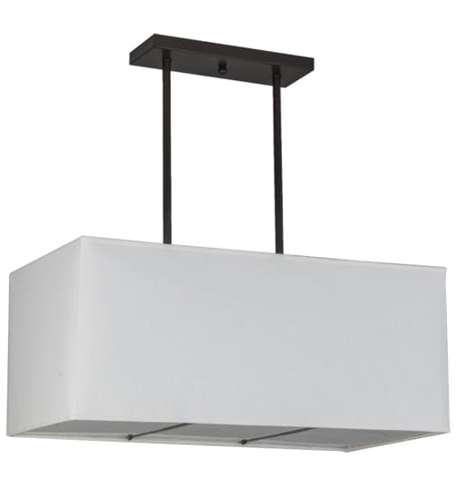 Quadrato 4 Light 24" Wide Linear Pendant