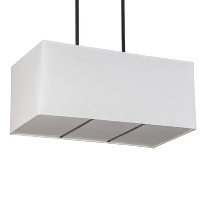Quadrato 4 Light 24" Wide Linear Pendant