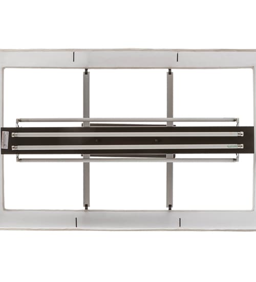 Quadrato 4 Light 24" Wide Linear Pendant